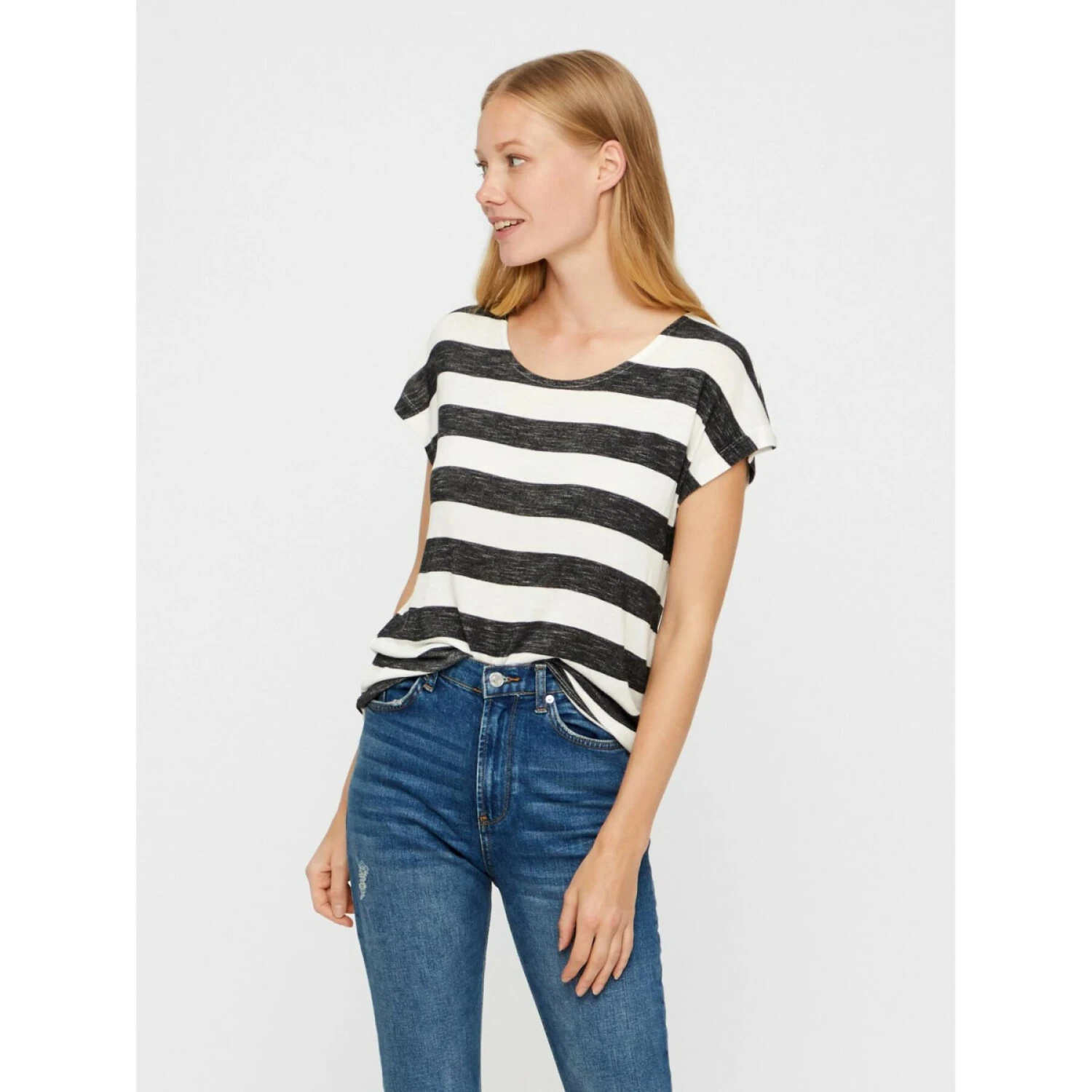 Dames-T-shirt Vero Moda Vmwide 4 Dames-T-shirt Vero Moda Vmwide - Afbeelding 2