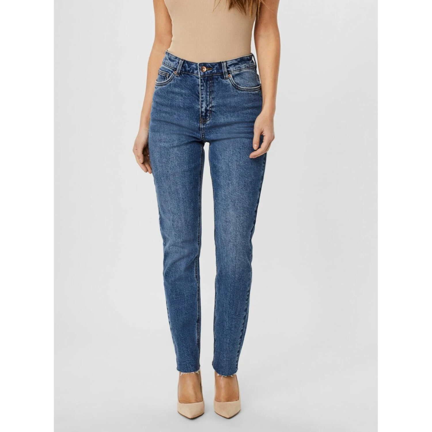 Rechte Damesjeans Vero Moda Vmbrenda 4 Rechte Damesjeans Vero Moda Vmbrenda - Afbeelding 2