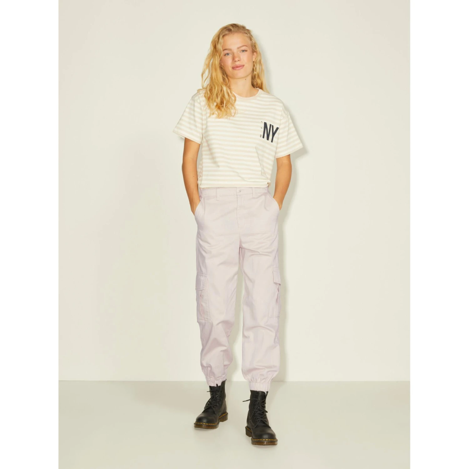 Damesbroek JJXX Holly Relaxed Hw Cargo Noos 4 Damesbroek JJXX Holly Relaxed Hw Cargo Noos - Afbeelding 2