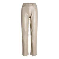 Leren Broek Met Rechte Pijpen Voor Dames JJXX Grace