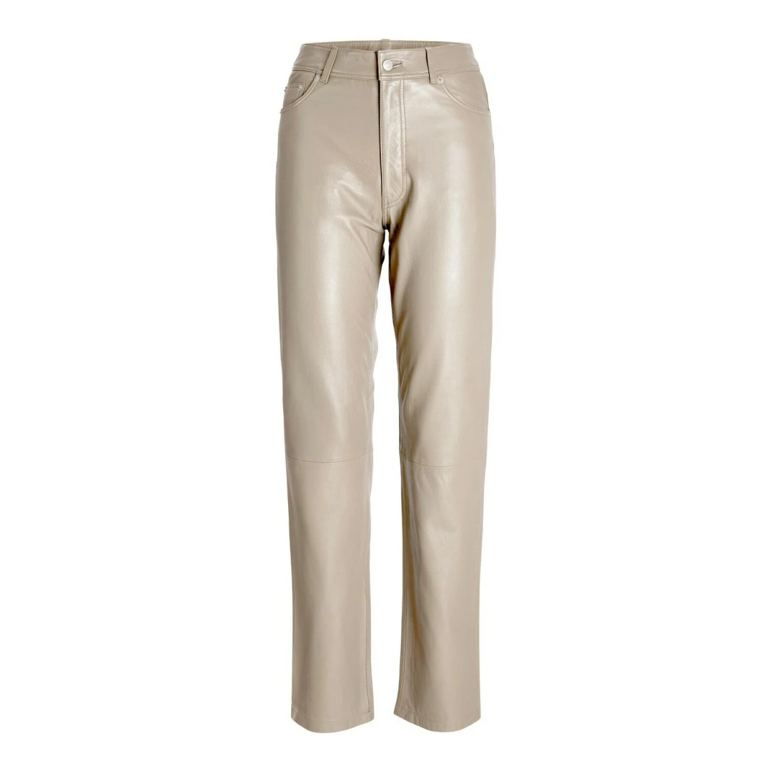 Leren Broek Met Rechte Pijpen Voor Dames JJXX Grace 3 Leren Broek Met Rechte Pijpen Voor Dames JJXX Grace
