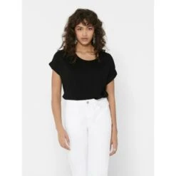 Dames-T-shirt Only Moster Manches Courtes Col Rond -Moss Kopenhagen-winkel 15106662 2861071 2
