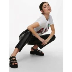 Damesbroek Only Emily Imitation Cuir -Moss Kopenhagen-winkel 15209293 3411478 8