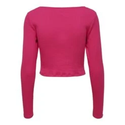 Dameshemdje Met Lange Mouwen En V-hals Only Onlkenya Life -Moss Kopenhagen-winkel 15252372 3890032 2