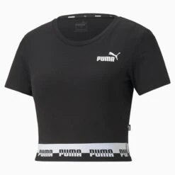 Dames-T-shirt Puma Amplified Slim -Moss Kopenhagen-winkel 585906 01 6 t shirt slim amplified femme