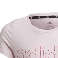 Meisjes-T-shirt Adidas Essentials -Moss Kopenhagen-winkel adidas hm8738 5 apparel photography detail view 2 white
