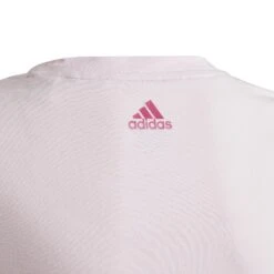 Meisjes-T-shirt Adidas Essentials -Moss Kopenhagen-winkel adidas hm8738 6 apparel photography detail view 3 white