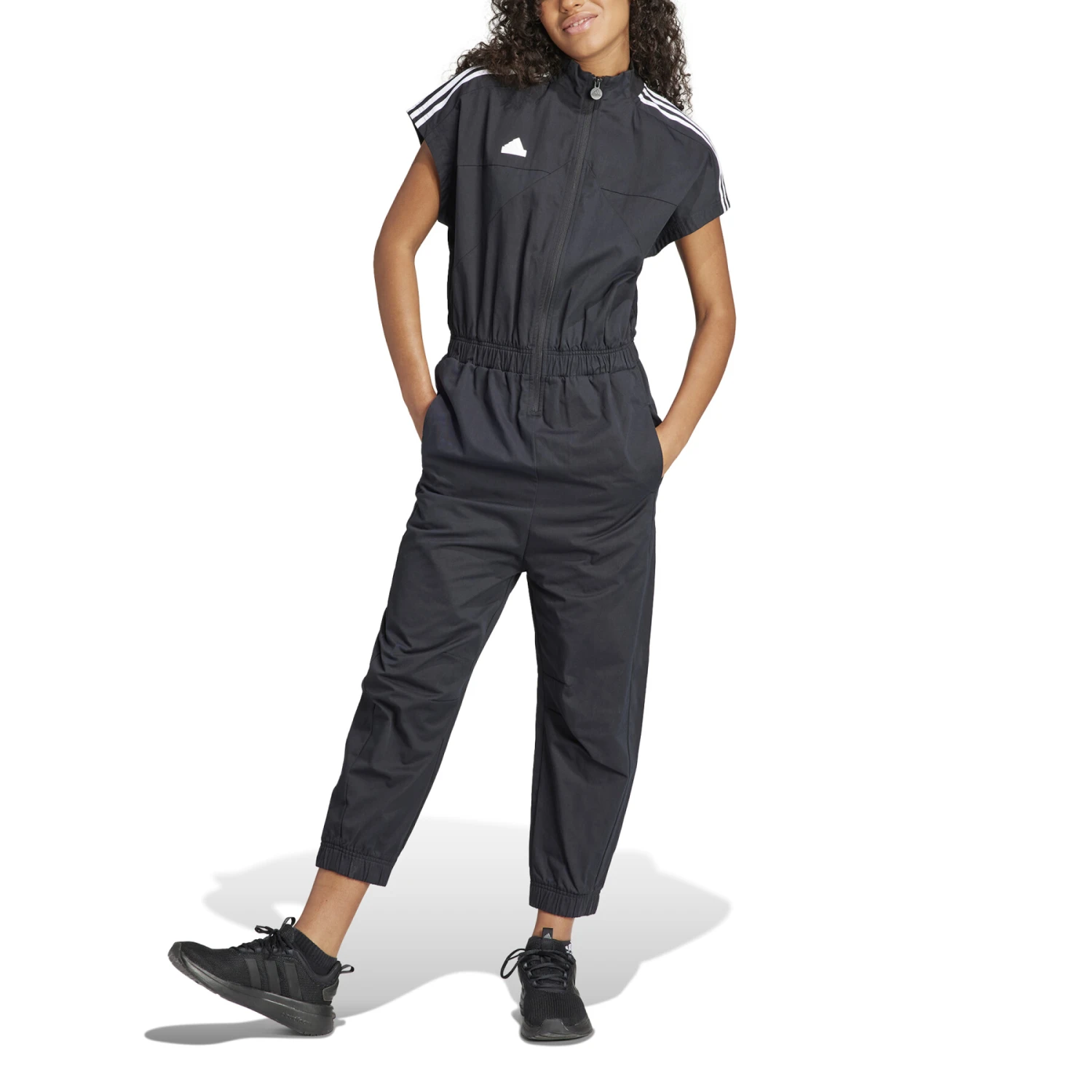 Loszittende Jumpsuit Voor Dames Adidas Tiro 6 Loszittende Jumpsuit Voor Dames Adidas Tiro - Afbeelding 4