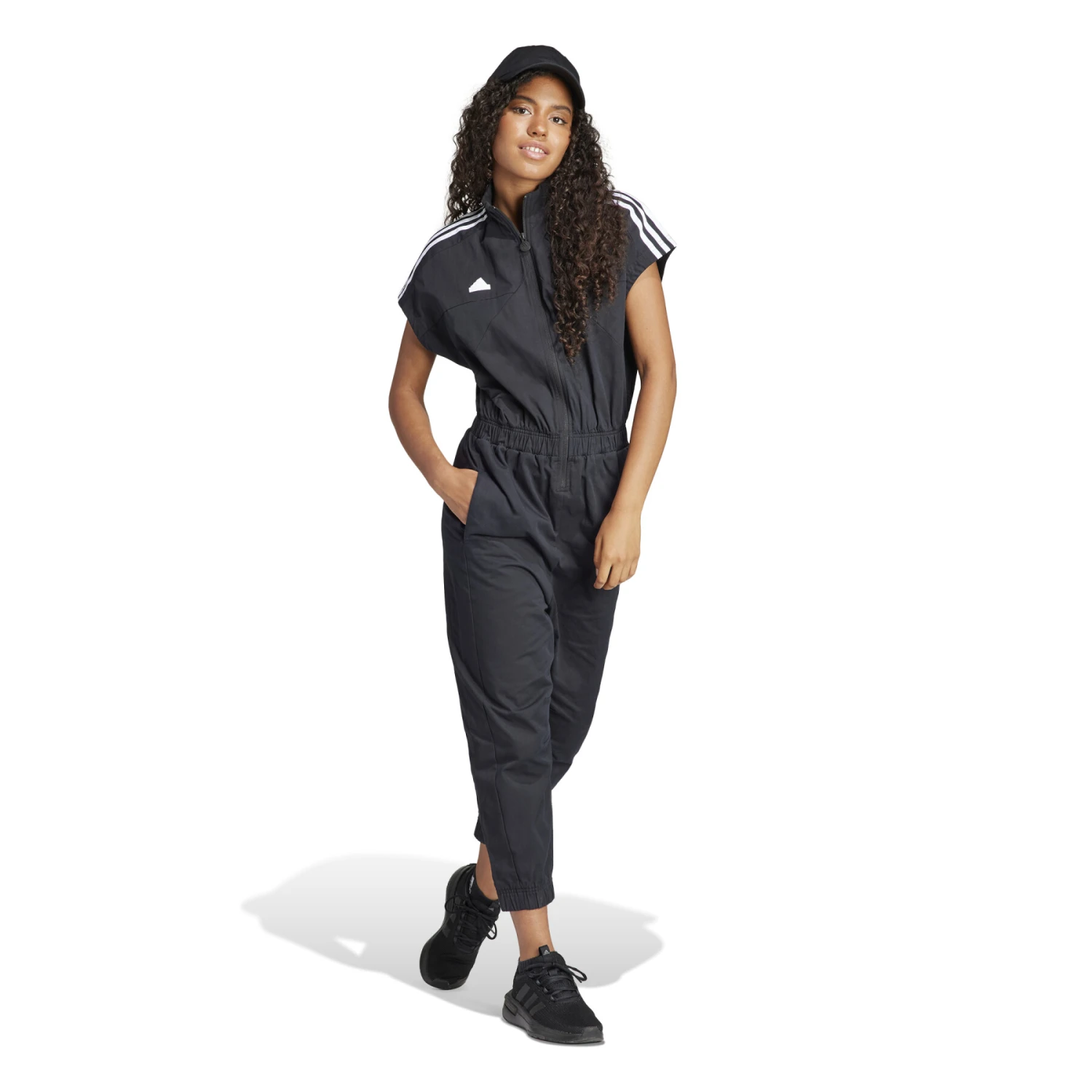 Loszittende Jumpsuit Voor Dames Adidas Tiro 4 Loszittende Jumpsuit Voor Dames Adidas Tiro - Afbeelding 2