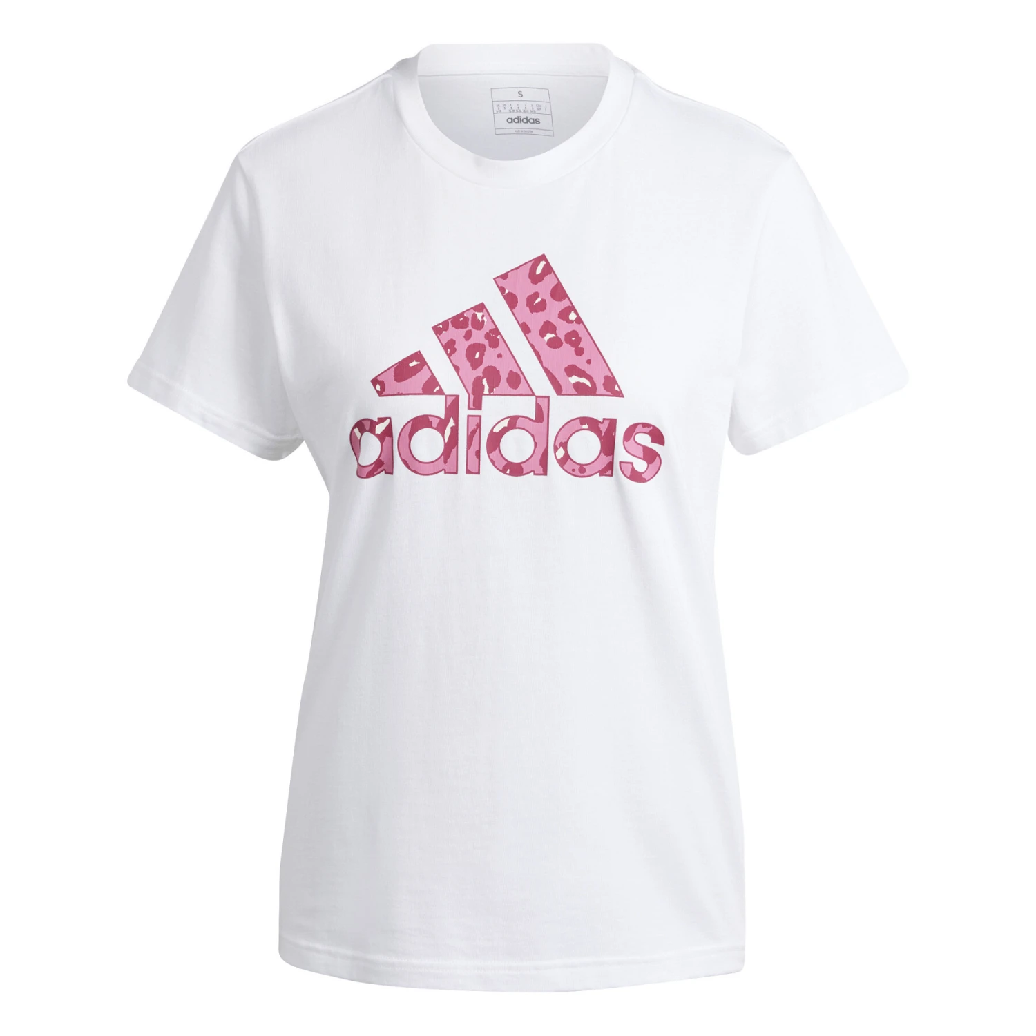Dames-T-shirt Adidas Animal Print Graphic 3 Dames-T-shirt Adidas Animal Print Graphic