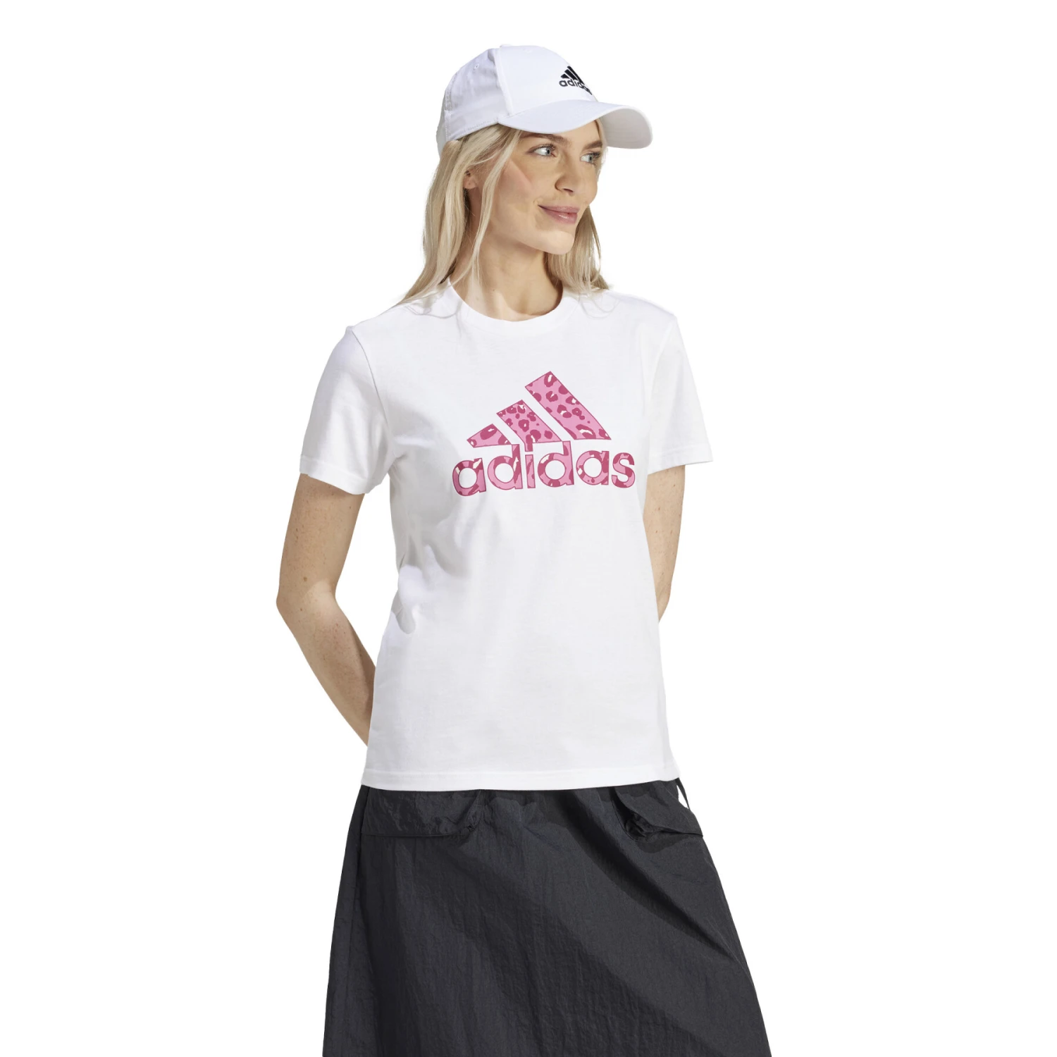 Dames-T-shirt Adidas Animal Print Graphic 5 Dames-T-shirt Adidas Animal Print Graphic - Afbeelding 3