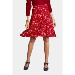 Plooirok Voor Dames Antoine Et Lili Gloria -Moss Kopenhagen-winkel antoine et lili 232102 rouge 2