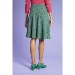 Plooirok Voor Dames Antoine Et Lili Cerisier -Moss Kopenhagen-winkel antoine et lili 232105 vert 2