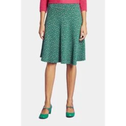 Plooirok Voor Dames Antoine Et Lili Cerisier -Moss Kopenhagen-winkel antoine et lili 232105 vert 3