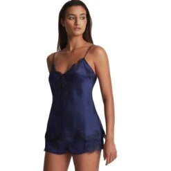 Zijden Strapless Damestop Aubade Toi Mon Amour -Moss Kopenhagen-winkel aubade 45562 marine 2