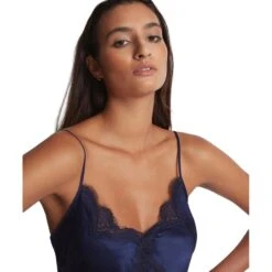 Zijden Strapless Damestop Aubade Toi Mon Amour -Moss Kopenhagen-winkel aubade 45562 marine 5