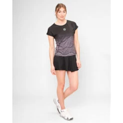 Dames-T-shirt Bidi Badu Protected Leafs 8 Dames-T-shirt Bidi Badu Protected Leafs -Moss Kopenhagen-winkel bidi badu w1620001 bkwh 2