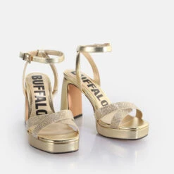 Damessandalen Buffalo Cherry Glam - Vegan Nappa -Moss Kopenhagen-winkel buffalo 1291449 3