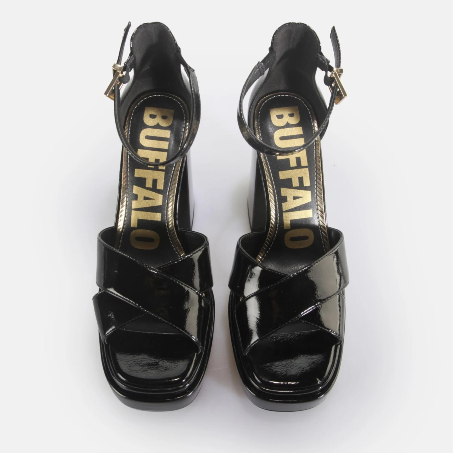 Damessandalen Buffalo May Cross - Vegan Patent 5 Damessandalen Buffalo May Cross - Vegan Patent - Afbeelding 3