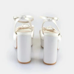 Damessandalen Buffalo Kya Bow - Vegan Satin -Moss Kopenhagen-winkel buffalo 1291547 06 nw0224