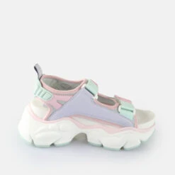 Damessandalen Buffalo Binary Track - Vegan Lycra/Rubber -Moss Kopenhagen-winkel buffalo 1602221 3