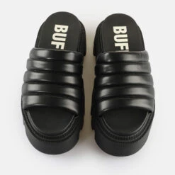 Damessandalen Buffalo Flora Mule Quilt - Vegan Nappa -Moss Kopenhagen-winkel buffalo 1602226 2