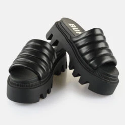 Damessandalen Buffalo Flora Mule Quilt - Vegan Nappa -Moss Kopenhagen-winkel buffalo 1602226 3