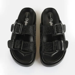 Damessandalen Buffalo Sol Ari Glam - Vegan Glitter -Moss Kopenhagen-winkel buffalo 1602241 05 nw0224