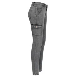 Cargo Jeans Met Hoge Taille En Vervaagd Effect Voor Dames Cloud5ive -Moss Kopenhagen-winkel cloud5ive m10cl5 00111 2