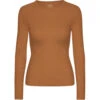 Dames-T-shirt Met Lange Mouwen Colorful Standard Organic Ginger Brown -Moss Kopenhagen-winkel colorful standard cs2055 gingerbrown