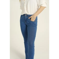 Damesjeans Cream Lone Bootcut Coco Fit -Moss Kopenhagen-winkel cream 10609152 100116 6