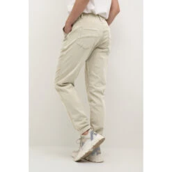 Cargo Broek Voor Dames Cream Nuka Jogdenim -Moss Kopenhagen-winkel cream 10609787 151305 4