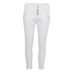 Damesjeans 7/8 Cream Holly Baiily Fit