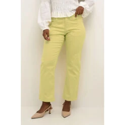 Damesjeans 7/8 Twill Cream Ann Straight Coco Fit -Moss Kopenhagen-winkel cream 10612168 140647 3