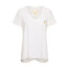 Dames-T-shirt Cream Idiana -Moss Kopenhagen-winkel cream 10612400 110602 00