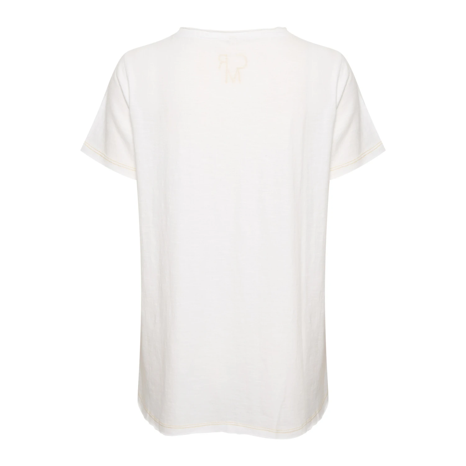 Dames-T-shirt Cream Idiana 4 Dames-T-shirt Cream Idiana - Afbeelding 2