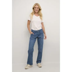 Damesjeans Cream Frida Coco Fit -Moss Kopenhagen-winkel cream 10612596 105215 4