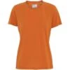 Dames-T-shirt Colorful Standard Light Organic Burned Orange -Moss Kopenhagen-winkel cs2051 burnedorange