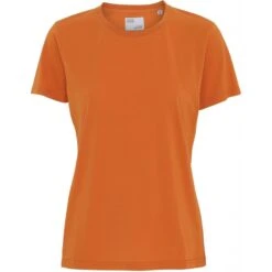 Dames-T-shirt Colorful Standard Light Organic Burned Orange