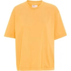 Dames-T-shirt Colorful Standard Organic Oversized Burned Yellow