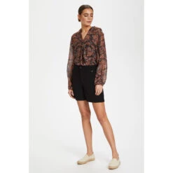 Damesshort CULTURE Vicky -Moss Kopenhagen-winkel culture 50105571 5100199 black 4
