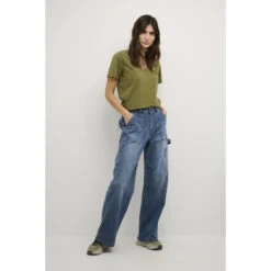 Denim Cargobroek Dames CULTURE Kora