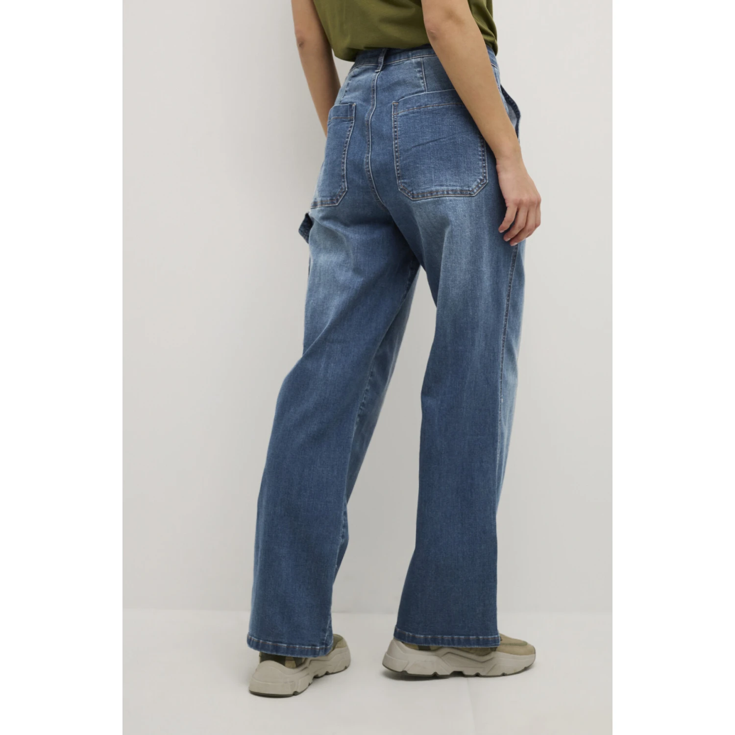 Denim Cargobroek Dames CULTURE Kora 4 Denim Cargobroek Dames CULTURE Kora - Afbeelding 2