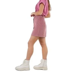 Fluwelen Damesrok Deeluxe Praline -Moss Kopenhagen-winkel deeluxe 03v776w 59ros 2