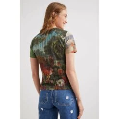 Dames-T-shirt Desigual Lebanen -Moss Kopenhagen-winkel desigual 22swtkb4 4035 5