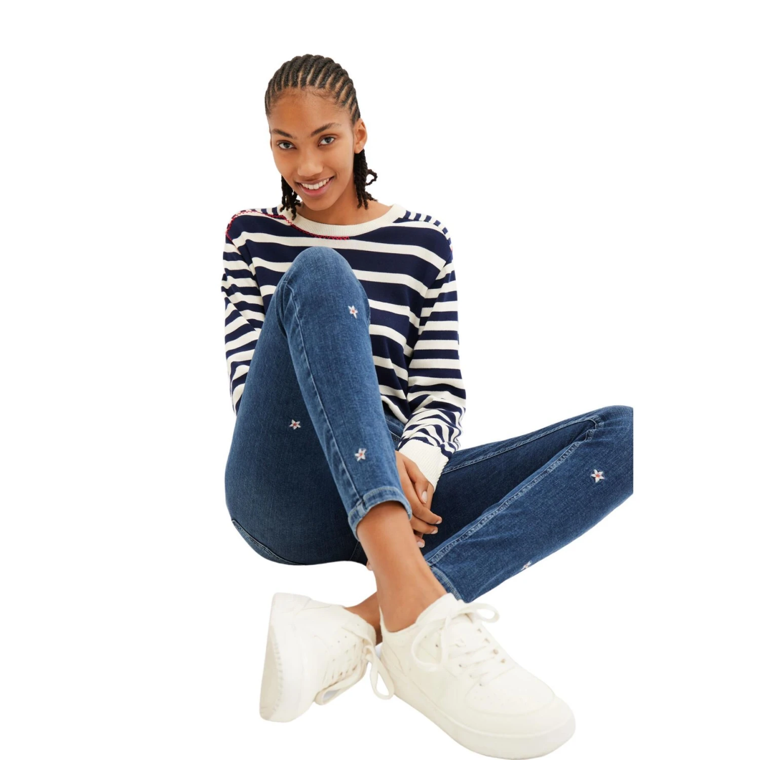 Jeans Vrouw Desigual Nani 7 Jeans Vrouw Desigual Nani - Afbeelding 5