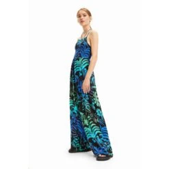 Damesjumpsuit Met Tropische Bandjes Desigual -Moss Kopenhagen-winkel desigual 23swmw24 5010 0