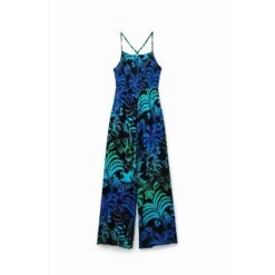 Damesjumpsuit Met Tropische Bandjes Desigual