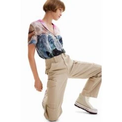 Cargo Broek Dames Desigual Sedal -Moss Kopenhagen-winkel desigual 23swpn03 1008 3