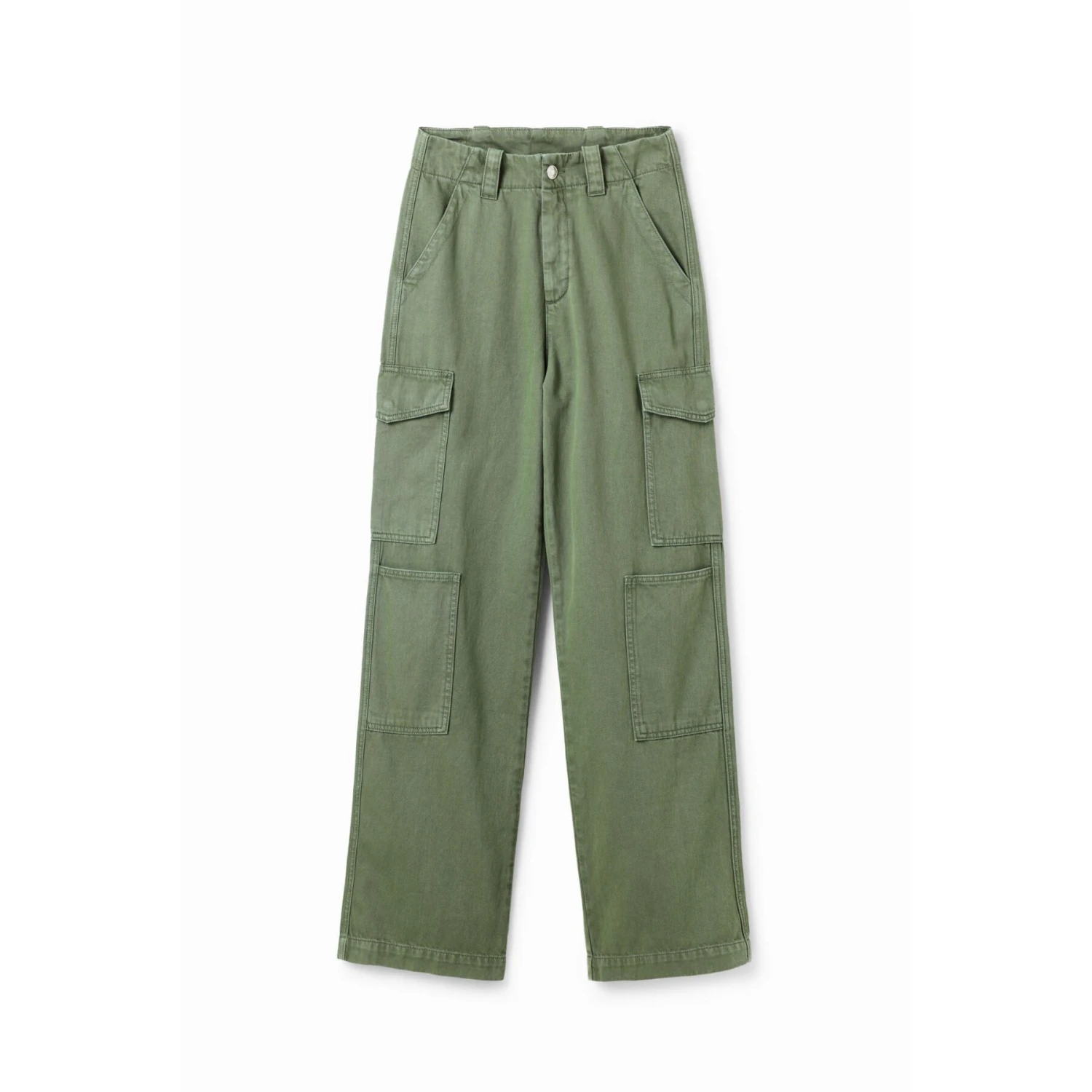 Lange Dames Cargo Broek Desigual 3 Lange Dames Cargo Broek Desigual